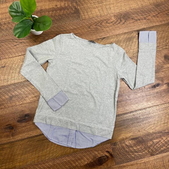 J.CREW mercantile boatneck long sleeve - Picture 5 of 6